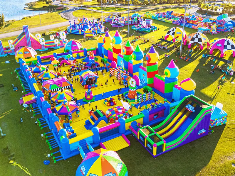 Şişme kale nelerden oluşur?