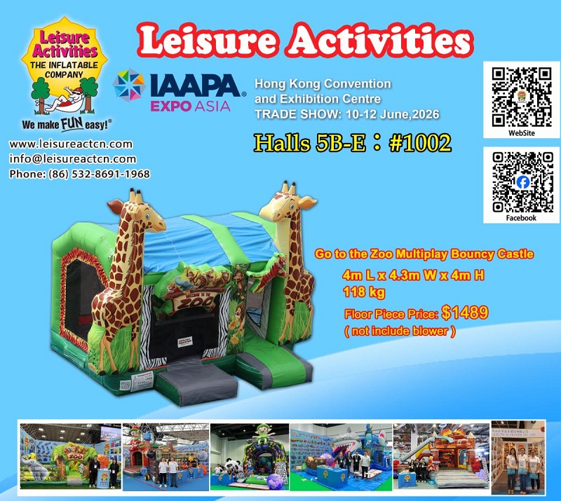 2026 IAAPA EXPO ASIA Hong Kong - Sizi VIP geçiş kartınızı almaya ve sergimizi ziyaret etmeye içtenlikle davet ediyoruz.